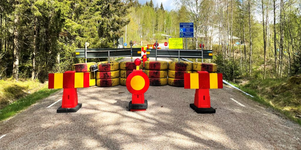 Avstängd väg, coronapandemin